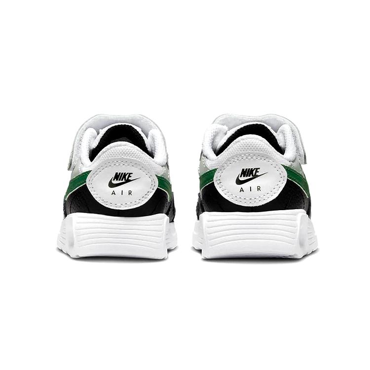 Nike Air Max SC Cushioning Abrasion Resistant Breathable Low top Toddler Shoes White Green Infant And Toddler CZ5361-112