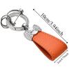 Key Holder Luxury Genuine Leather Keychain Matte Buckle Keys Organizer Car Key Pendant Bag Charms Ladies Bag Fashion Decoration