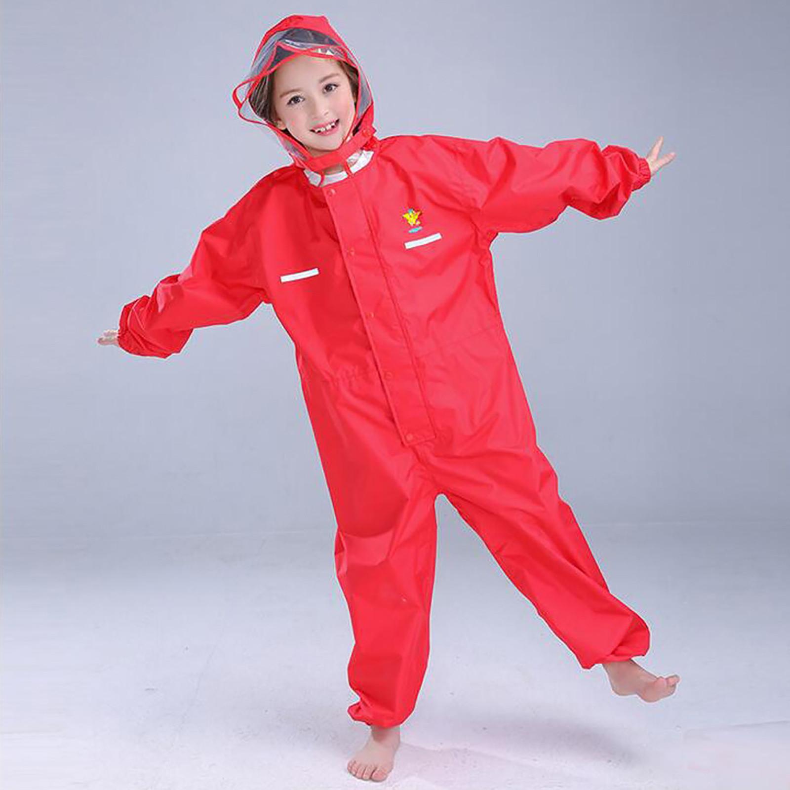 

Детский плащ, плащ, дождевики, костюм, утолщенный мультяшный костюм для мальчиков XXXXL красный