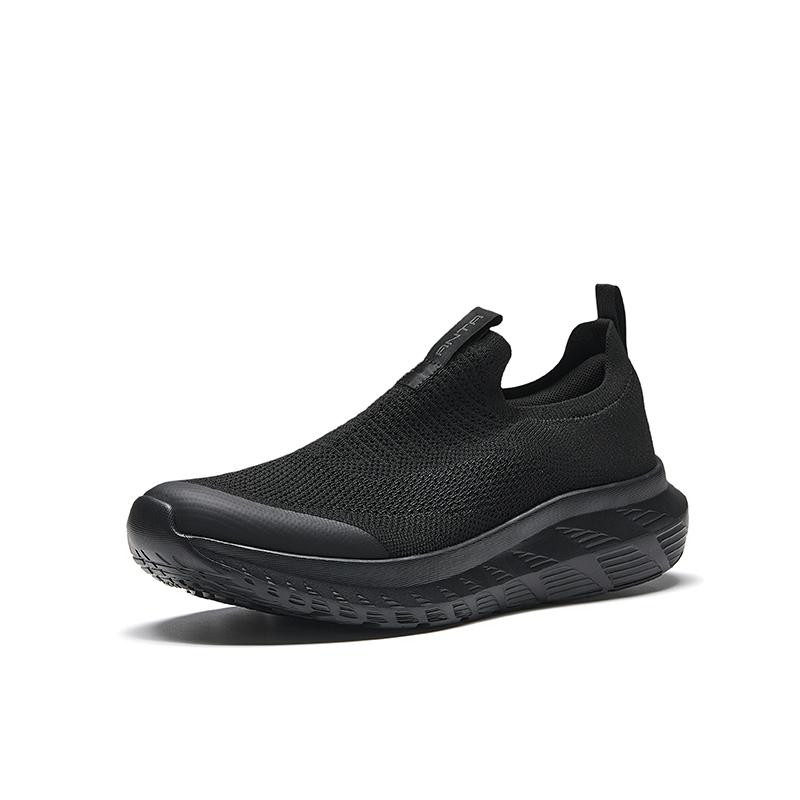 Anta EVA Comfortable Fashion Versatile Non-Slip Wear-Resistant Low-Top Casual Shoes Men Sneaker Black 112537703-1