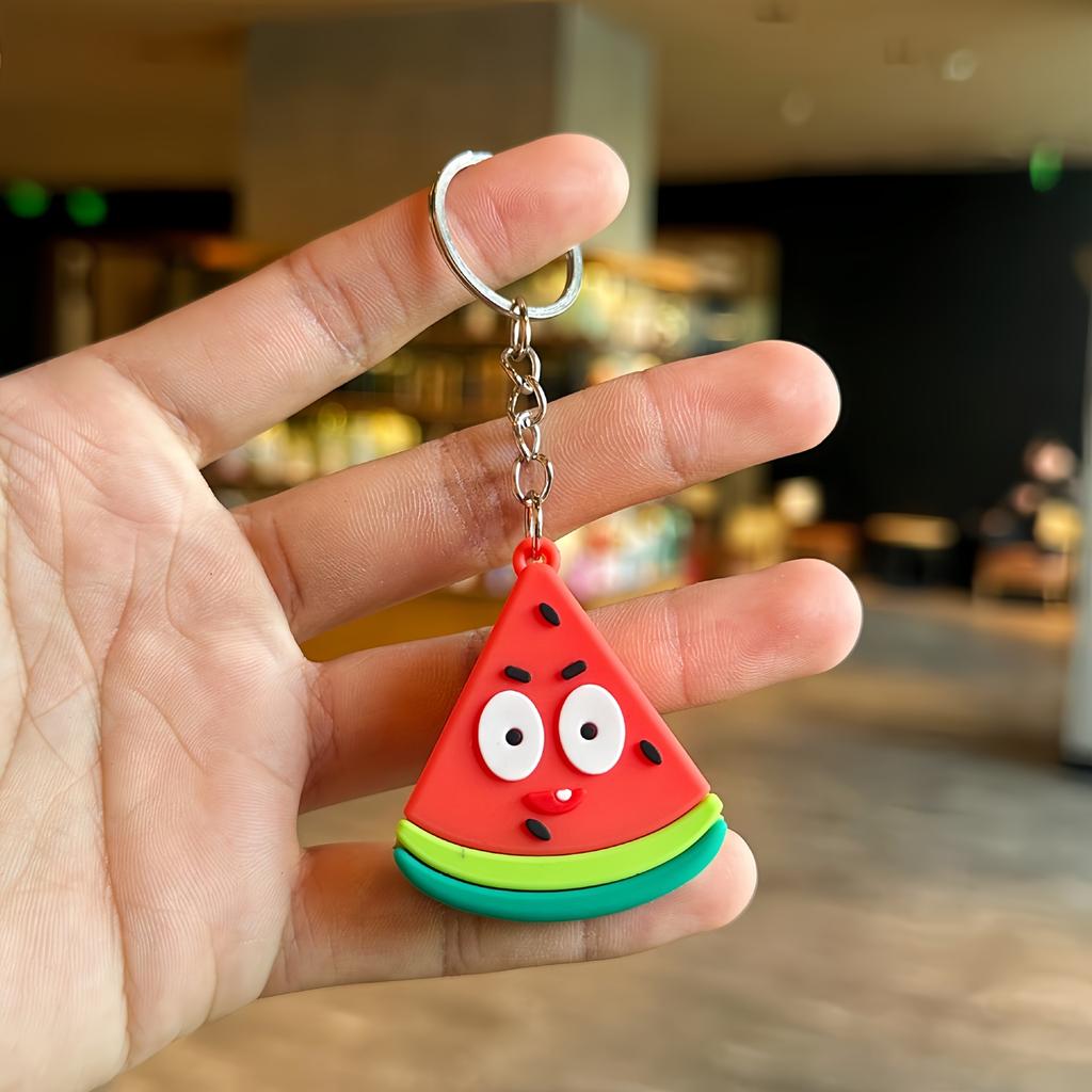 Cartoon Fruit Keychain Creative Cute Children's Prize Gift School Bag Pendant Kindergarten Gift Wholesale