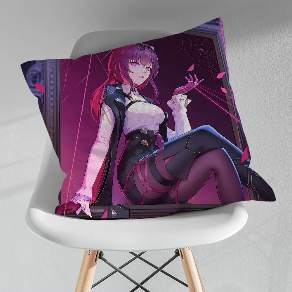 HHonkai Star Rail KKafka Verschiedene Größen Quadratische Kissenhülle Für Auto Zuhause Schlafzimmer Dekor Geburtstag Geschenk