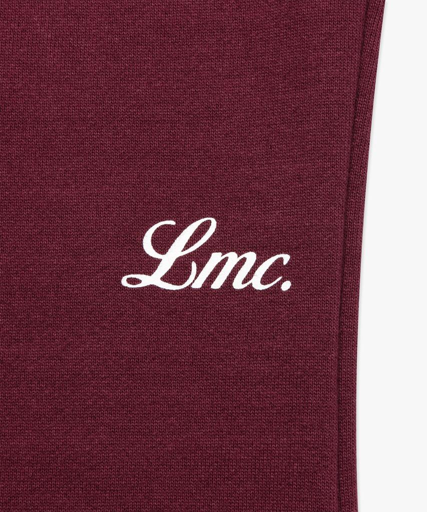Lmc Wm Shirring Boots Cut Sweat Pants Burgundy