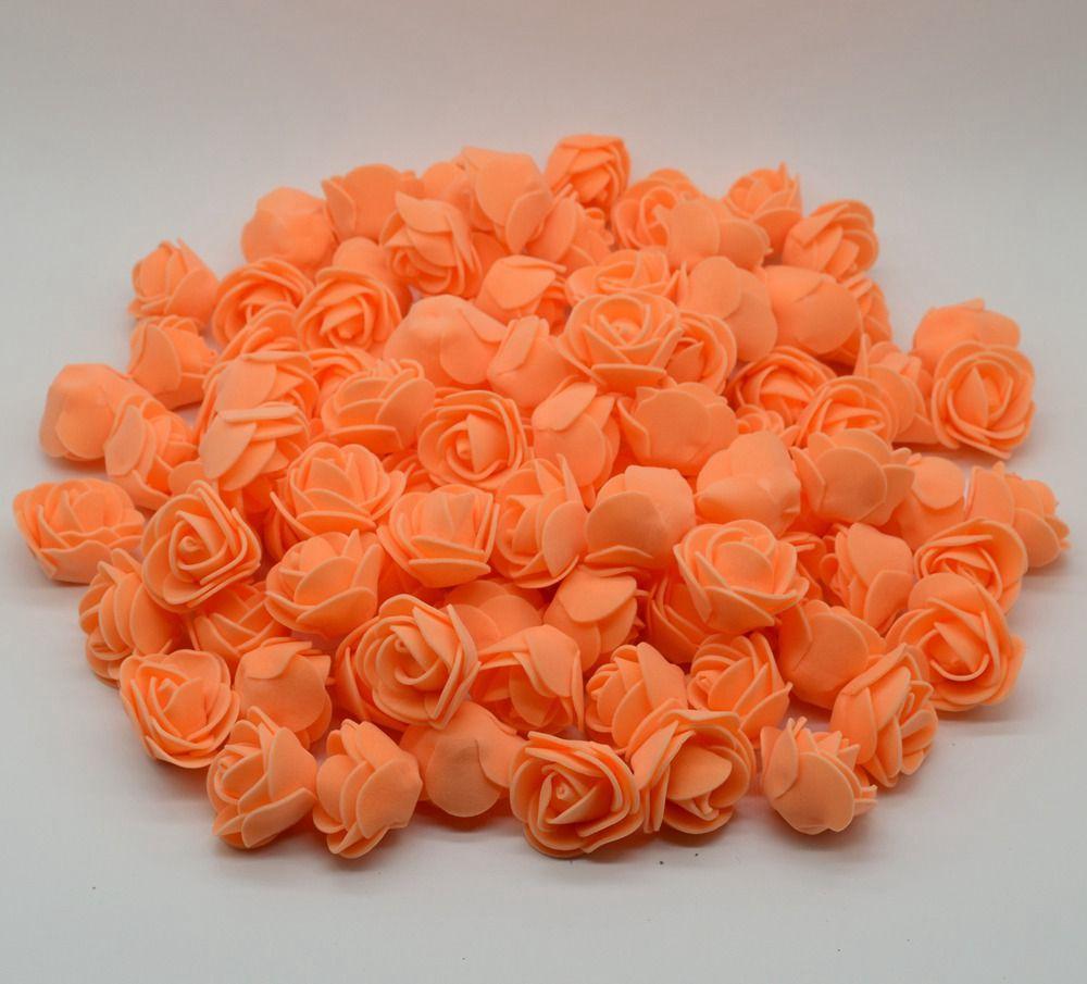 Artificial Flower Head Foam Teddy Bear Hot Sale Rose Mold DIY Gift Box Wedding Valentine's Day Festival Party Wreath Centerpiece