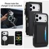 Per Custodia Portafoglio iPhone 17 Pro Max/Air/17 Pro, Porta Carte con Blocco RFID, Cover Magnetica Staccabile per Telefono con Tracolla