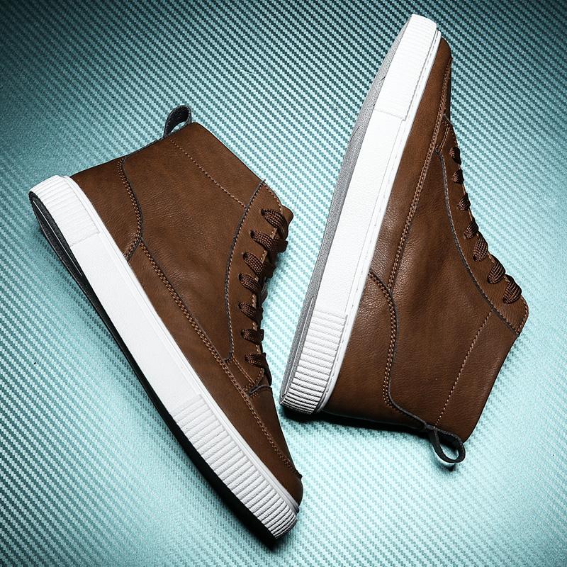 Bottes pour Hommes Légères Antidérapantes de Haute Qualité 2024 Automne Nouvelles Chaussures Décontractées pour Hommes Mode Confortables Respirantes Chaussures de Ville 44