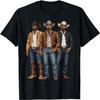 Black Cowboy Vibes Melanin Black History Texas Western Rodeo T-Shirt
