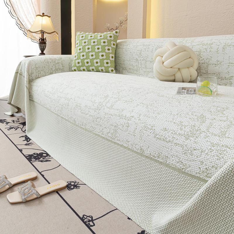 

Летнее одеяло-накидка на диван с охлаждающим эффектом, противоскользящий чехол на диван, шаль для офисного сна, одеяла для кемпинга и пикника, полотенце для дивана 180*230cm зелёный