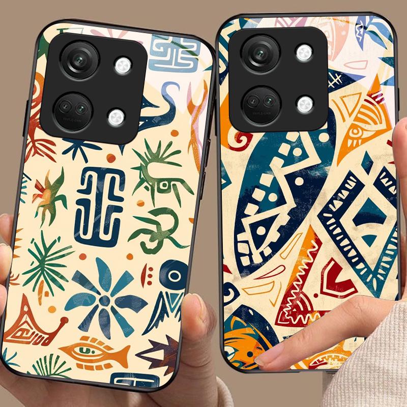 Tropical Rain Forest For OnePlus Nord 3 5 6T 7 Pro 8 12 10T Reno8 Lite 5G 10R Nord N30 Shell Tempered Glass Phone Case Black