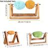Handmade Yarn Ball Stand Rotating Yarn Spool Organizer Wire Winding Rack  Knitting Crafts