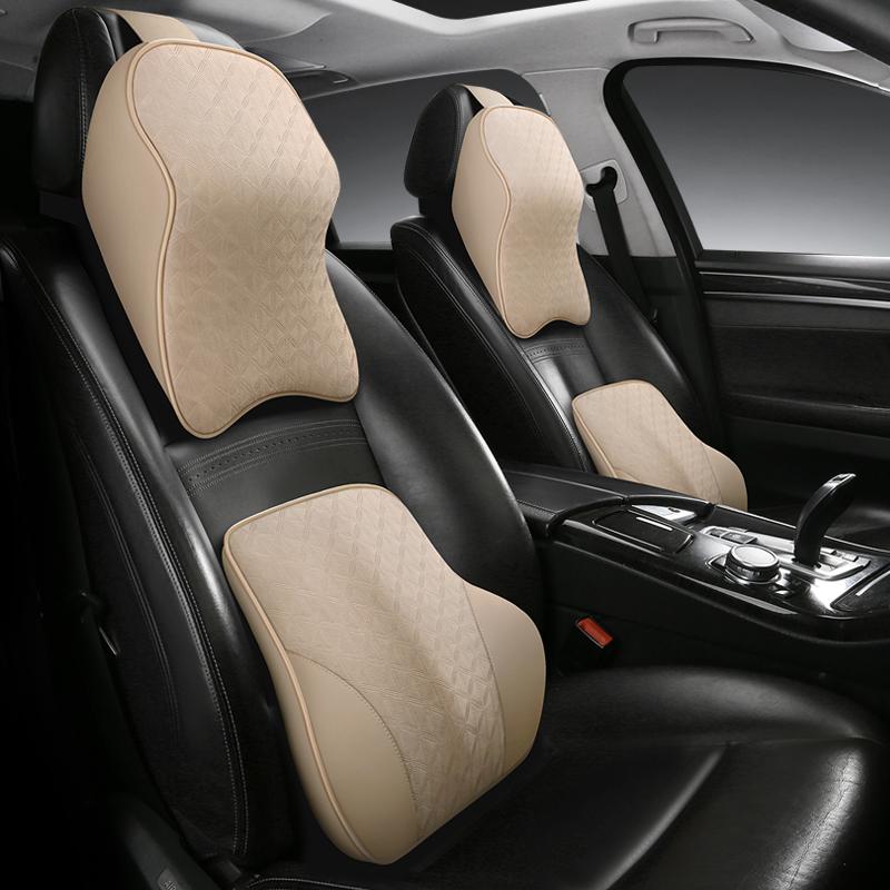 Auto Kissen Lordosenstütze Kissen Büro Stuhl Low Back Pain Kissen Memory Foam Haltung Korrektur Auto Produkt Sitz