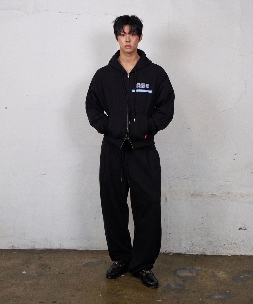 Recordinghouse Rec Graphic Hoodie Zip Up [Black]