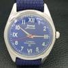 AUTHENTIC HMT JANATA INDIAN HAND-WINDING BLUE DIAL WATCH a600012-5 N101-a600012