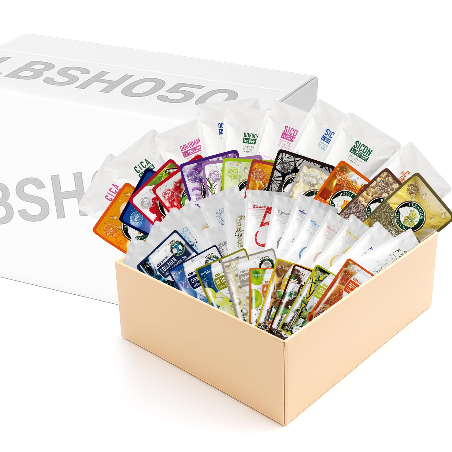 

MITOMO SKINCARE Новая сенсация Счастливый мешок Счастливый мешок Тканевые маски Случайный выбор из всех продуктов 50 штук - Увлажняющий, Большой объем [LBSH0050-A]