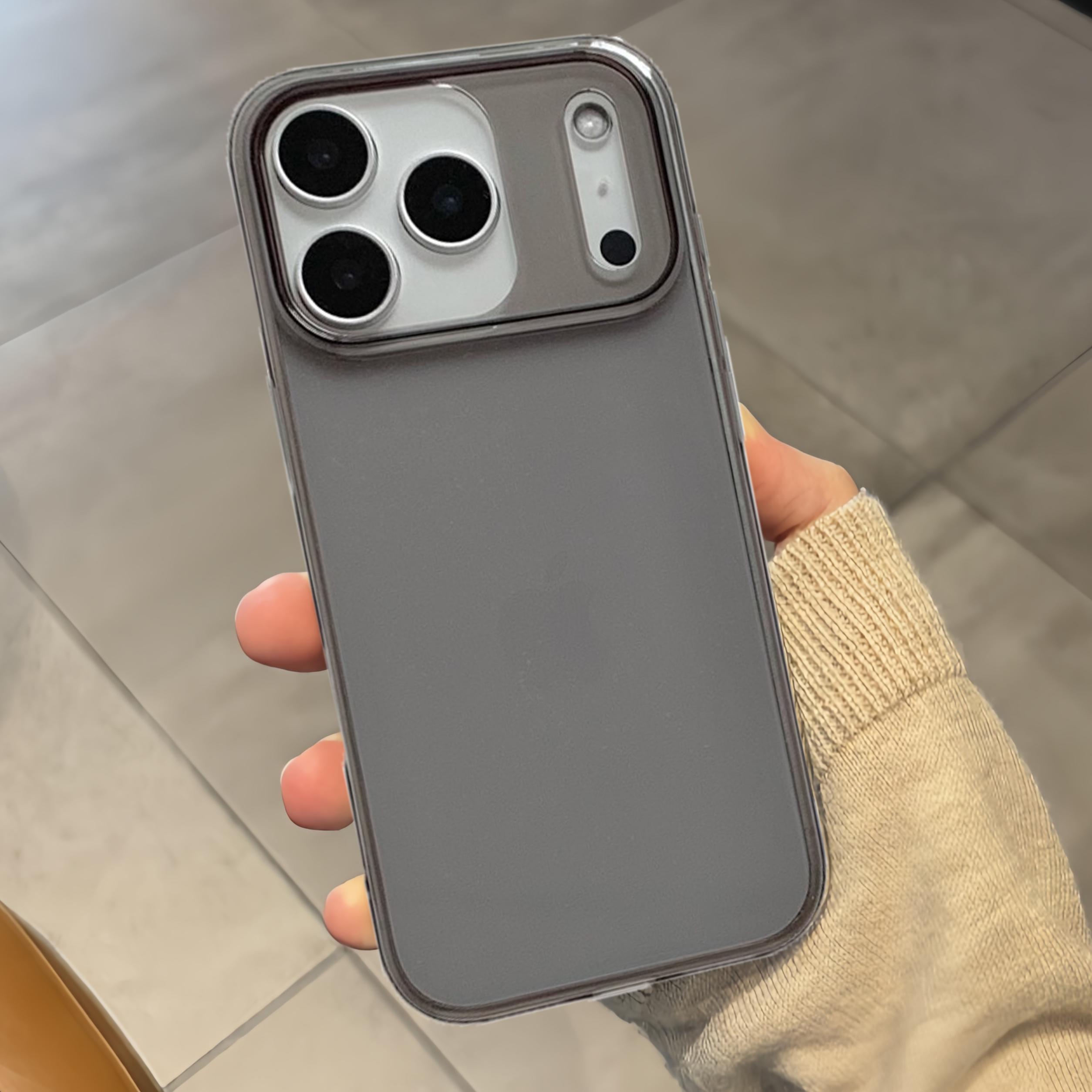 

HD Transparent Ultra Thin Crystal Case For For Iphone 17 Air 16 15 14 13 12 Pro Max Plus Simple Plain Color Hard PC Armor Cover Capa iPhone 15