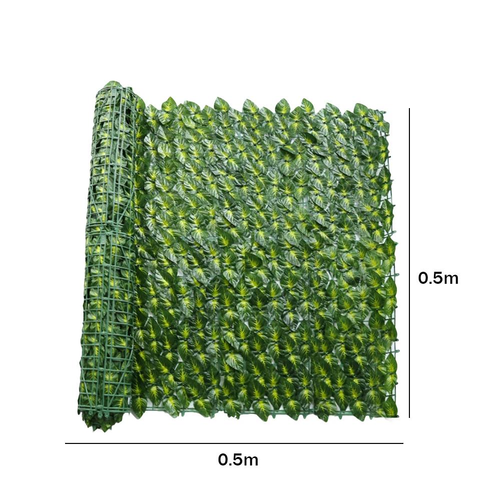Artificial Ivy Hedge Green Leaf Fence Panels Faux Privacy Fence Screen for Home Outdoor Garden Balcony Multifunctional Decor