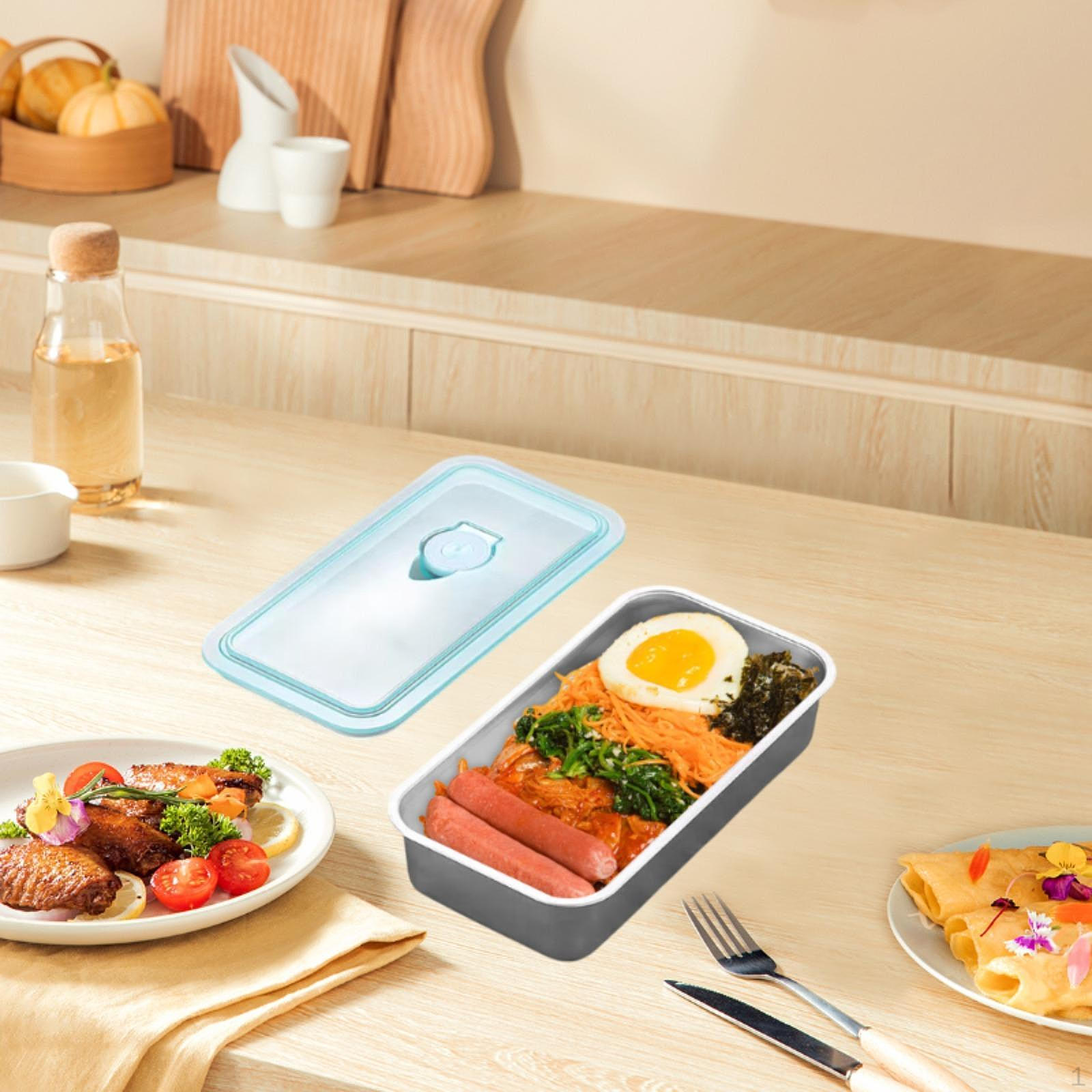 

Ланч-бокс, решение для хранения еды с крышкой, для путешествий и кемпинга Single Grid