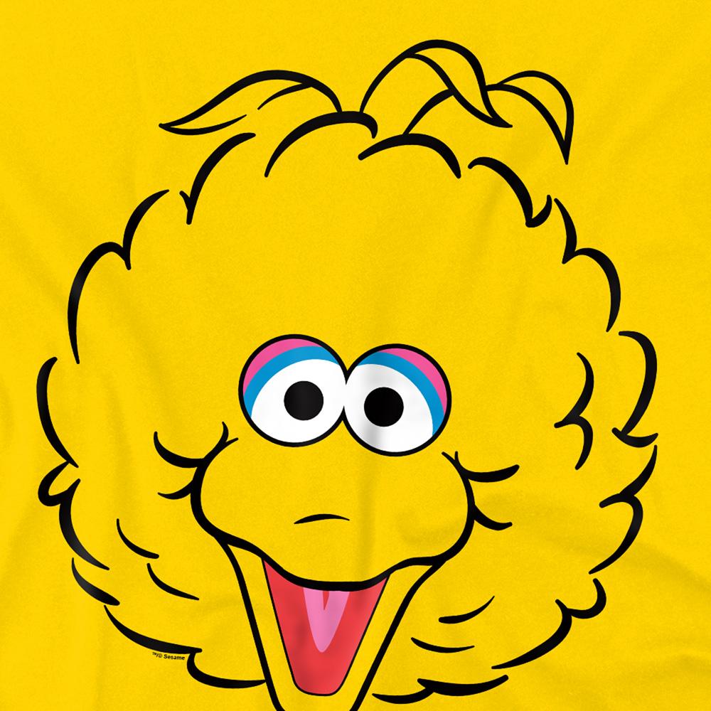 Sesame Street Unisex Adult Big Bird Full Face T-Shirt