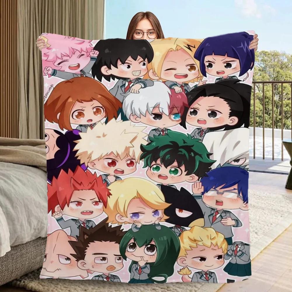 Luxury Blankets & Throws My Hero Academia Fluffy Plaid Funny Blanket Bed Blanket 150cm X 200cm Blankets Sofa Decoration Cobija