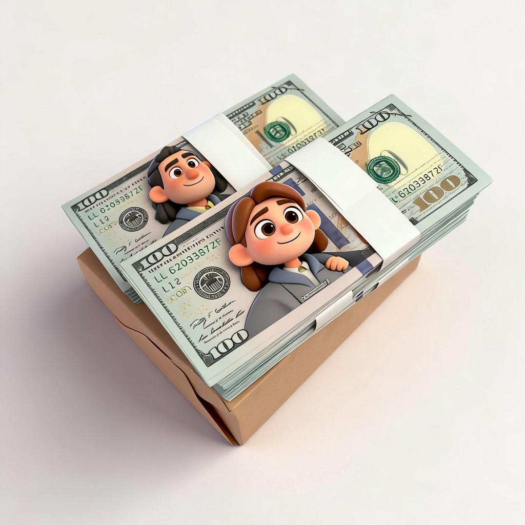 US Dollar Banknote Theme Photography & Wedding Props