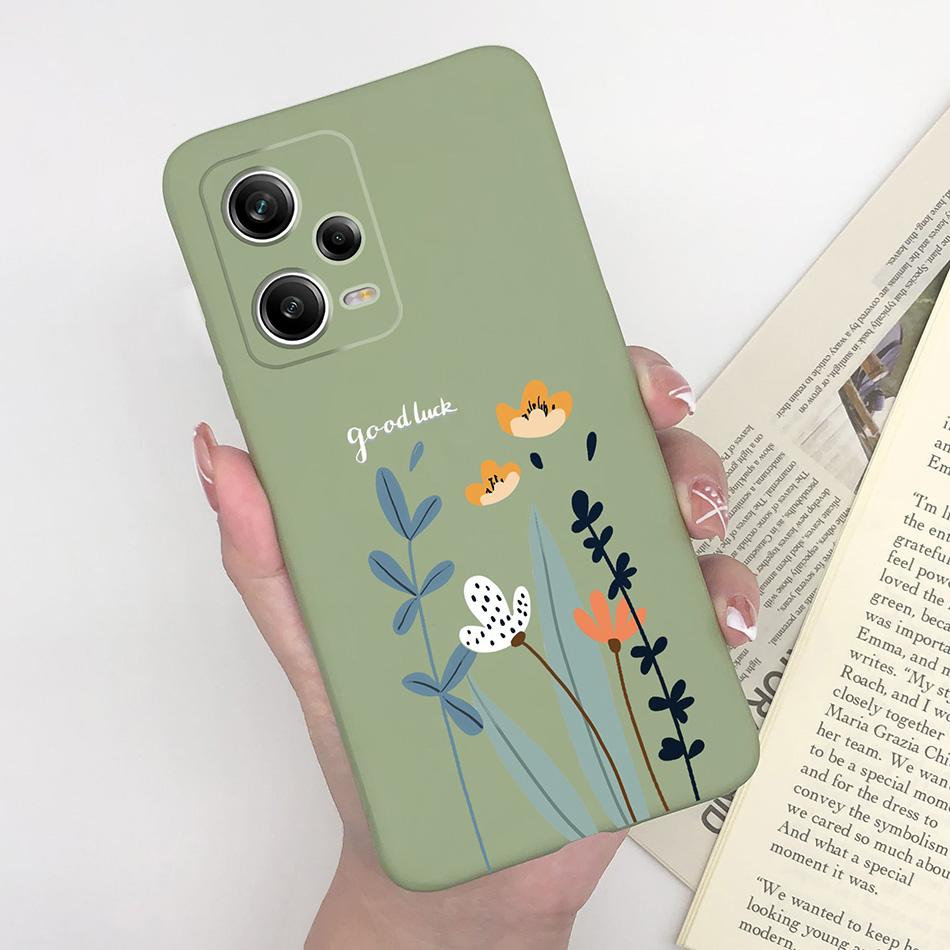 For Xiaomi Redmi Note 12 Pro+ Plus 5G Phone Case Love Heart Girl Silicone Matte Shockproof Cover For Redmi 12Pro + Funda Bumper