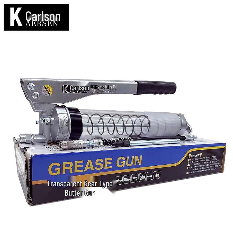 Carlson 900ml K-622 Manual Grease Gun CN plug (adapter included)