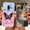For Samsung Galaxy S9 Case SM-G960F Cute Cat Painted Cover Soft Slim Phone Case For Samsung S9 Plus S 9 Galaxy S9+ SM-G965F Bags