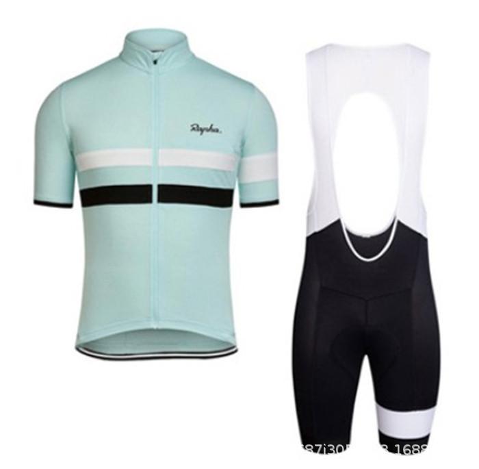 Spot RAPHA Summer Cycling Suit Short-sleeved Suit Men's and Women's Breathable Road Mountain Bike Cycling Pants