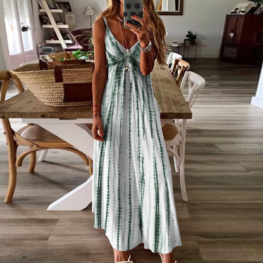 Damenmode Neues Sommer-Träger-Hänge-Sexy Freizeitkleid