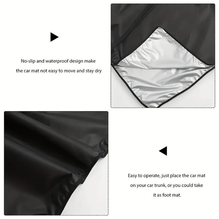 Cross-Border Hot-Selling Car Trunk Mat - Cloth Folding Mat for Chauffeurs and Drivers