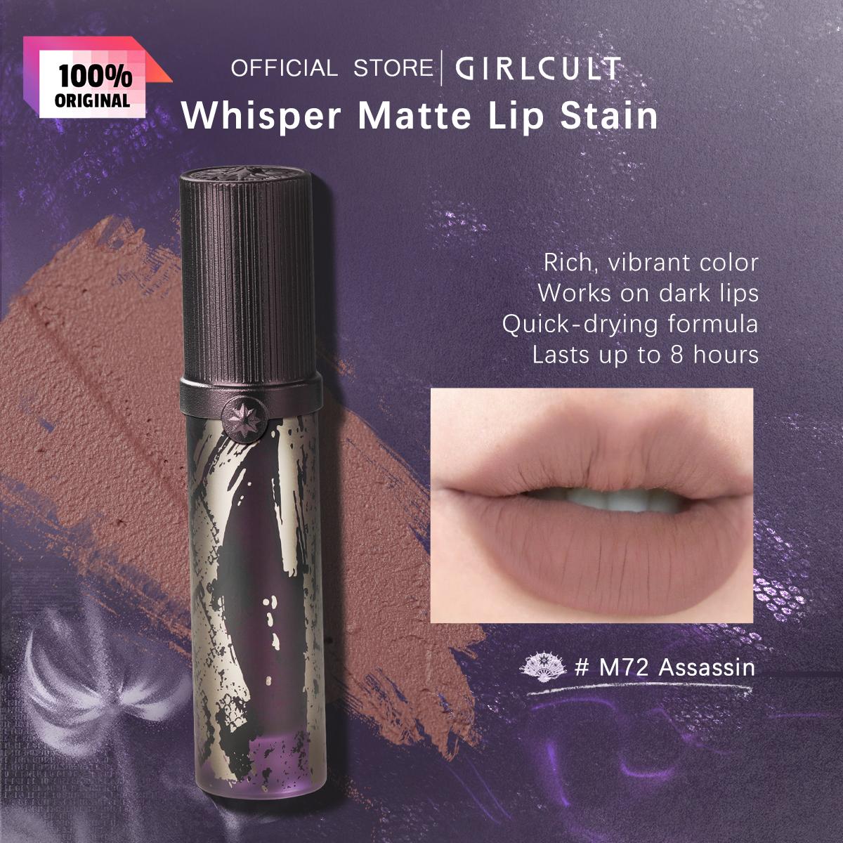 

Girlcult Love Whisper Матовий тінт для губ 3.8г/0.13oz (5 варіантів кольору)