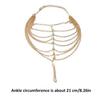 Women Toe Anklet Multilayers Alloy Anklet Chain Girls Beach Pool Party Jewelry