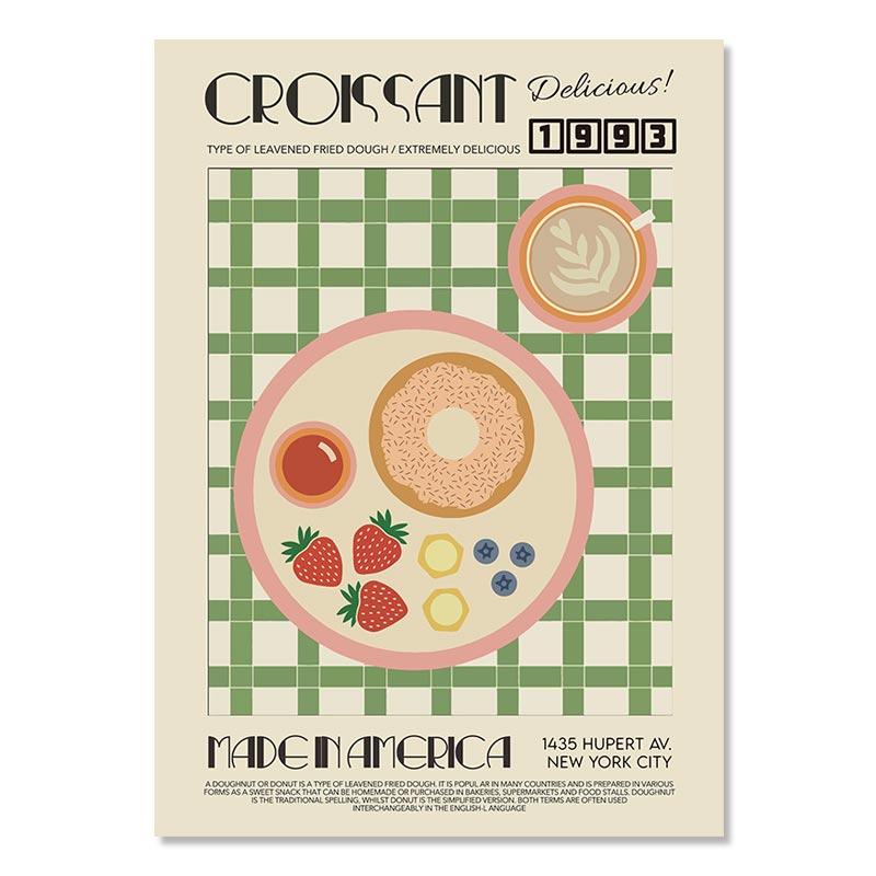 Moderní kuchyňská výzdoba Japonská korejská jídla Plakáty Nápoje Rum Ramen Kreslený obraz na plátně Retro Bar Nástěnná umělecká reprodukce Obrázky