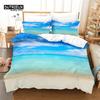 Seaside Beach Bedding Set, 3Pcs Duvet Cover Set, Soft Comfortable Breathable Duvet Cover, For Bedroom Guest Room Decor