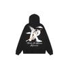 Unisex Hooded Sweatshirt With Letter Print Loose Fit Cotton Pullover Teens Adults Fall Casual Wear