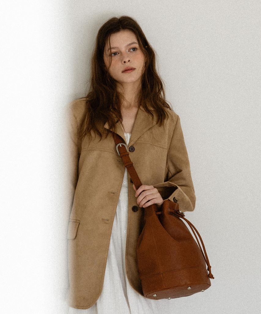 Omnipotent Cle De Bucket Bag _Camel