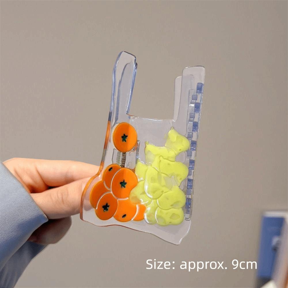 Transparente Goldfisch Haarspangen Wal Krallenklemmen Mode Acetat Haarklammer Für Frauen und Mädchen