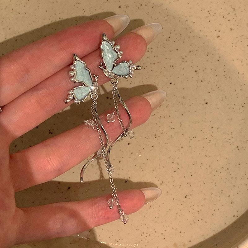 

2024 Трендовые серьги-кисточки с жемчужными цветами - Легкая роскошь корейской моды