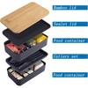 1550ml Lunch  Containers Stackable Salad Box Multifunctional Japanese-style Lunch Boxes  Student