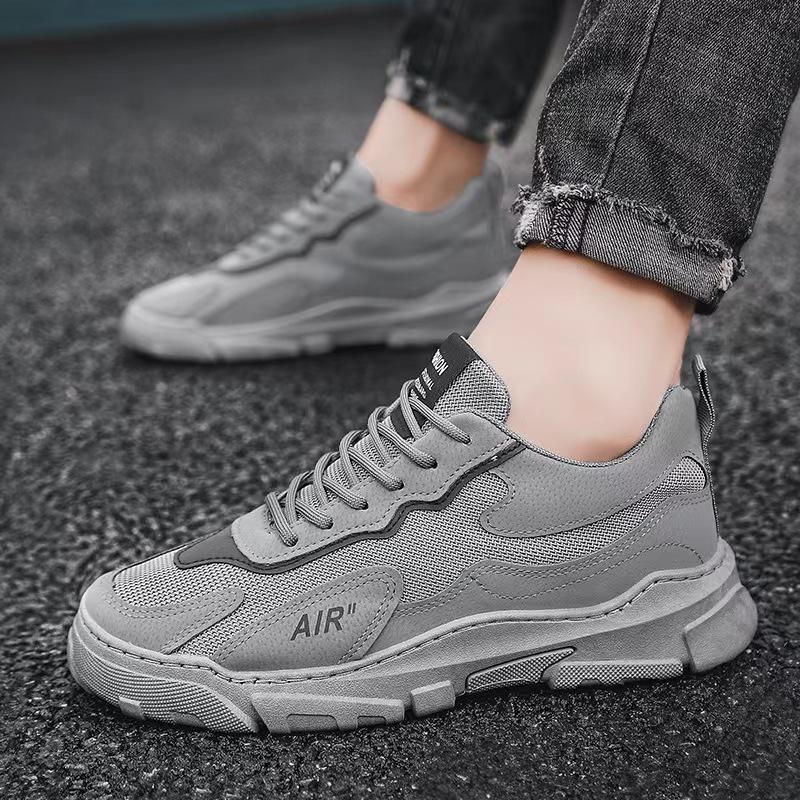 2025 Vier Jahreszeiten Herrenschuhe Vielseitige Lässige Sportliche Schnürschuhe Mesh Atmungsaktiv Papa-Schuhe Atmungsaktiv und Leicht