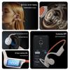 Private Mold K08 Bone Conduction Open-Ear Wireless Bluetooth Sports Headphones for Comfortable Long Wear