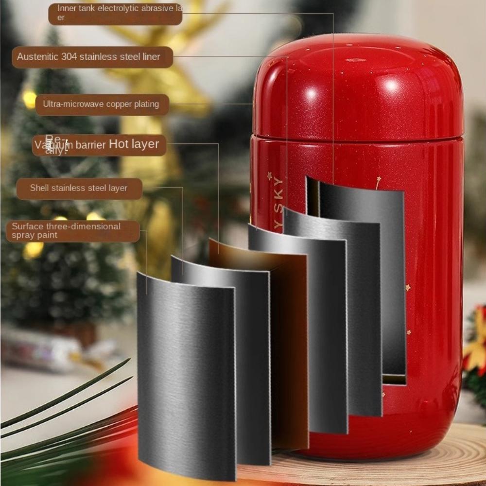 Mini Tasse Thermos Ciel Étoilé Bouteille d'Eau Thermique en Acier Inoxydable Sports d'Extérieur