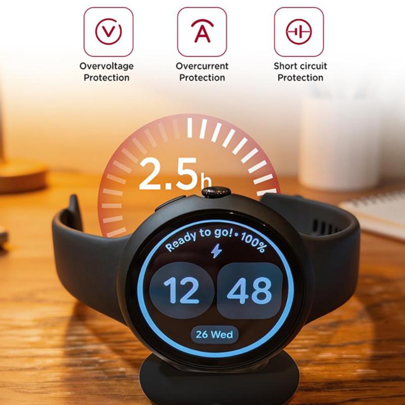 Suitable New For Google Pixel Watch 4 Magnetic Charging Dock Type-C Replace Charger Efficient Fast Charging Stable Adsorption