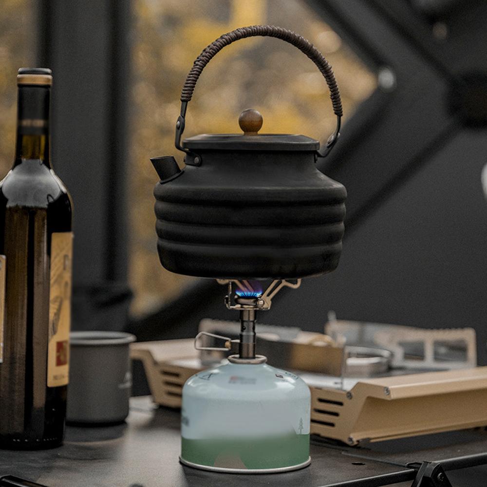 Sobă de camping portabilă Arzător cu gaze pentru rucsac Cap pliabil pentru sobă de tabără 2500W pentru gătit în aer liber