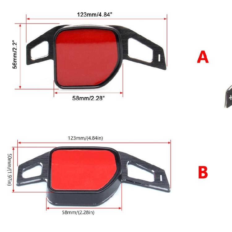 2Pcs Aluminum Shifter Extensions Auto Accessories Car Steering Wheel Shifter Paddles Extension Shifter