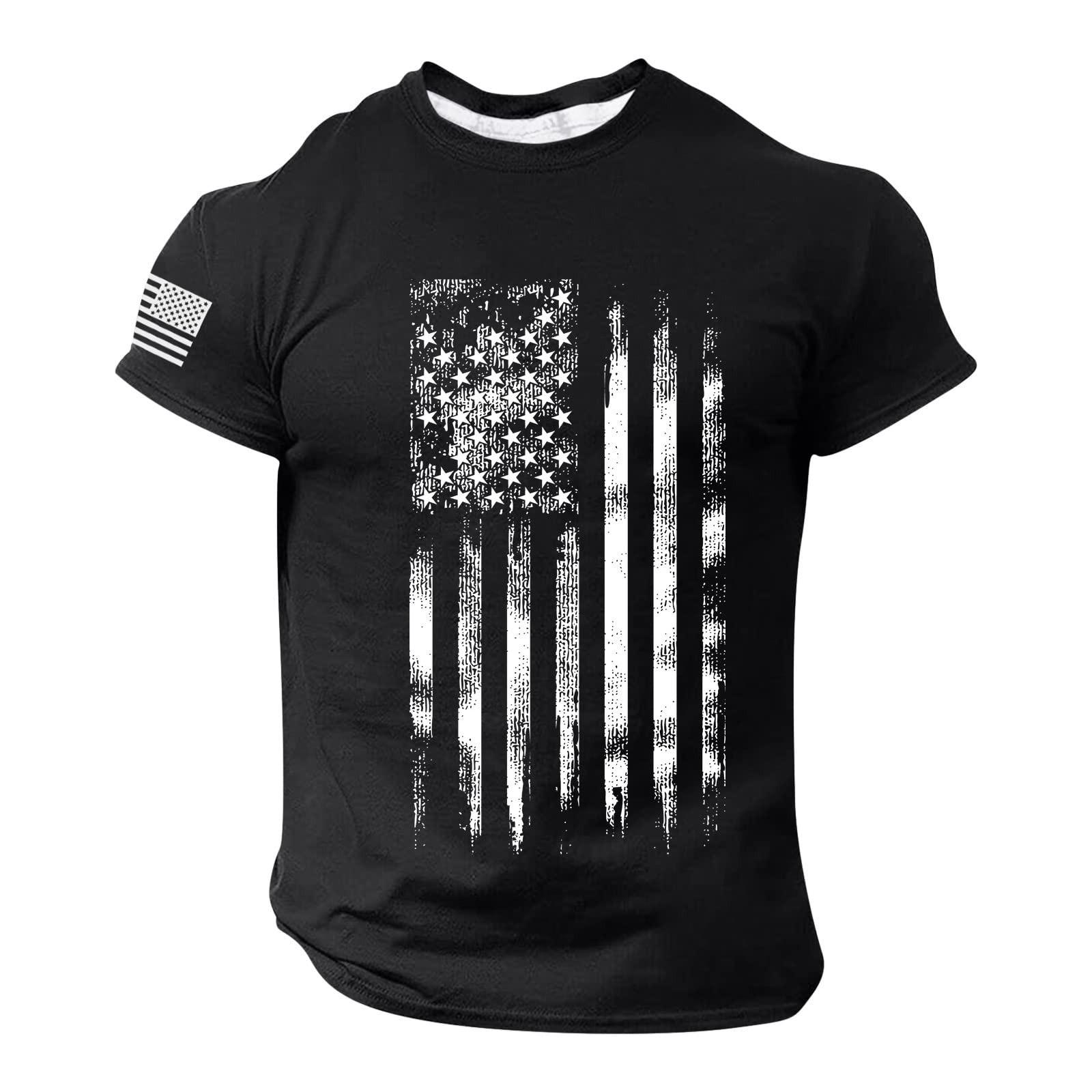 

Мужская летняя футболка с коротким рукавом и принтом, повседневная футболка с принтом в стиле ретро, ​​уличные спортивные топы XXL чёрный