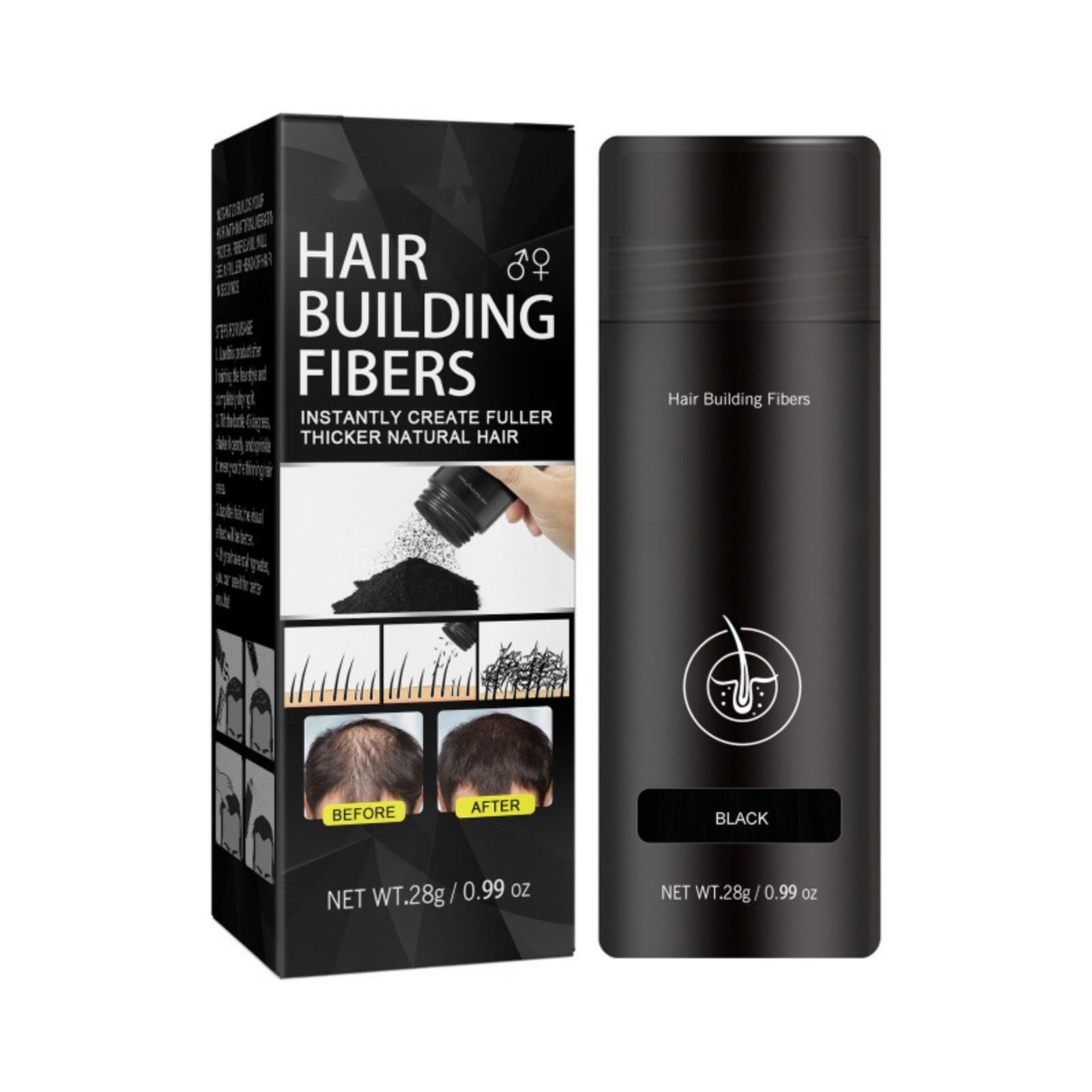 

Hair Fiber, Hair Fiber Makes Hair Thicker And Fuller In Seconds, Thickens Hair And Hides Hair Loss In Hair, 28g One Size чёрный
