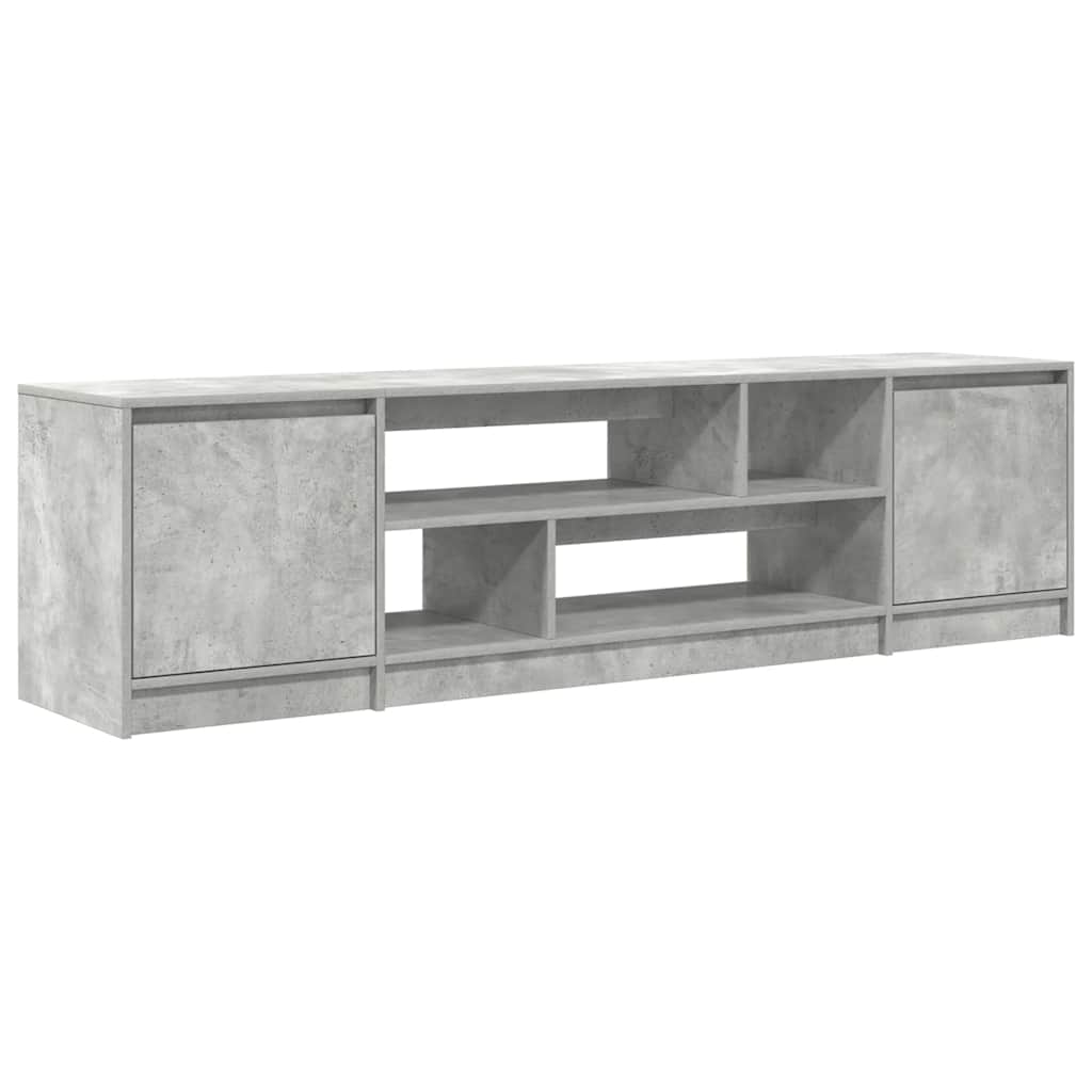TV Cabinet Concrete Grey 188.5 x 41 x 50 cm Particleboard