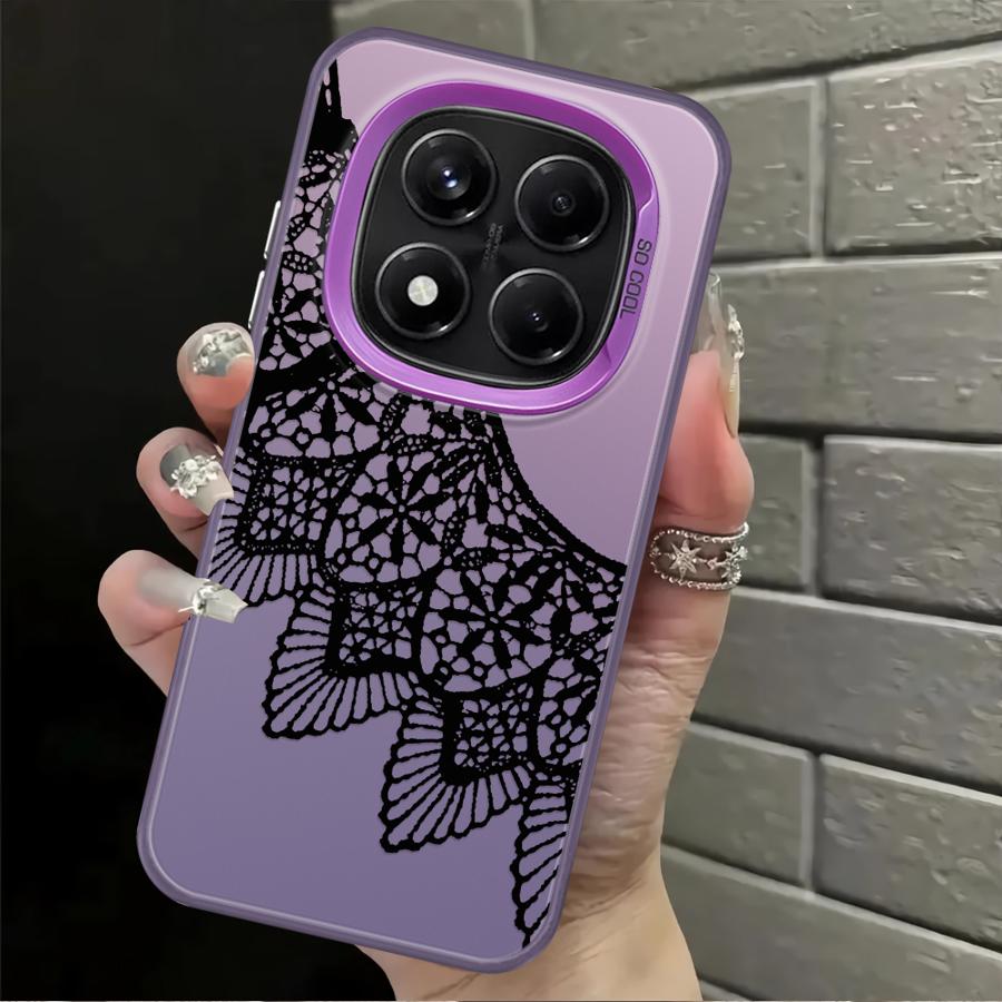 Black Lace Fashion Case for Xiaomi Mi 12T Pro 11 Lite 13T Back Phone Cover