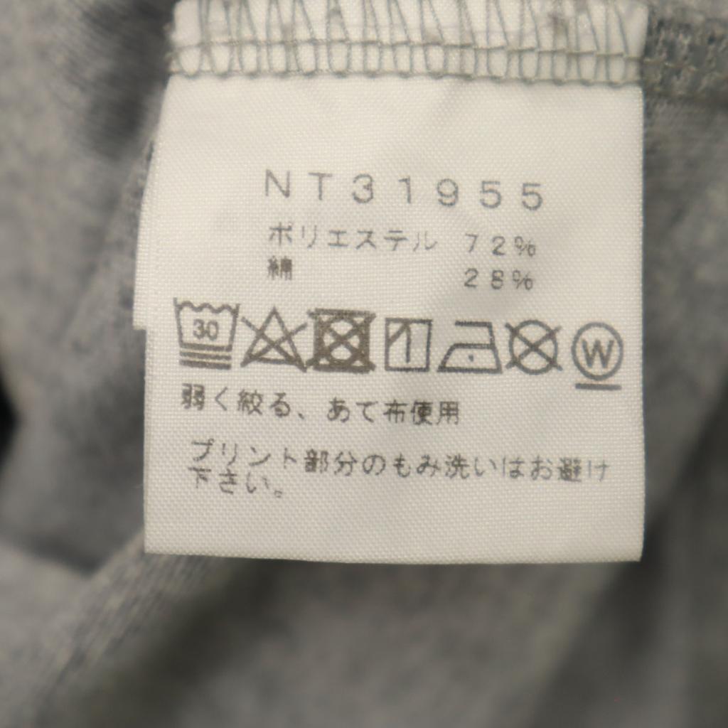 The North Face Short Sleeve T-shirt M Gray Outdoor NT31955 Men's Used